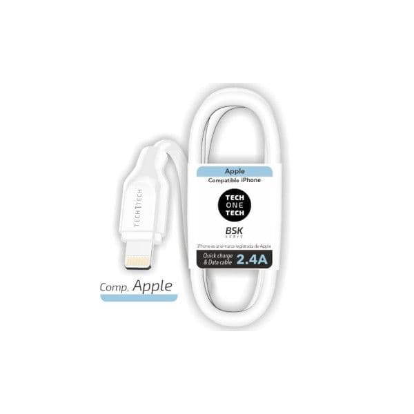 Tech One Cabo Lightning USB 2.0 1m White