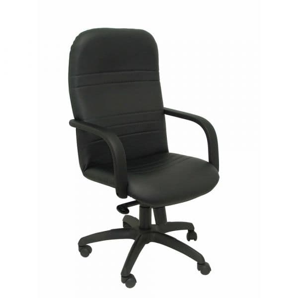 PYC Cadeira Executiva Letur Semi Pele Preto