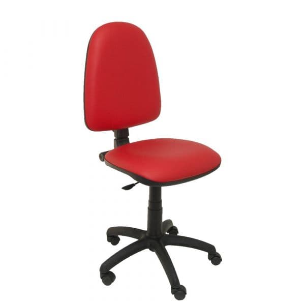 PYC Cadeira Operativa Ayna Semi Pele Vermelho