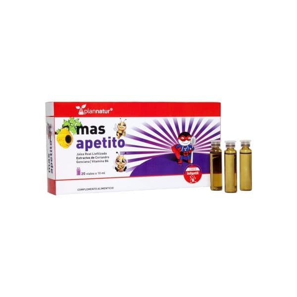 Plannatur Mais Apetite 20 Frascos de 10ml (morango)