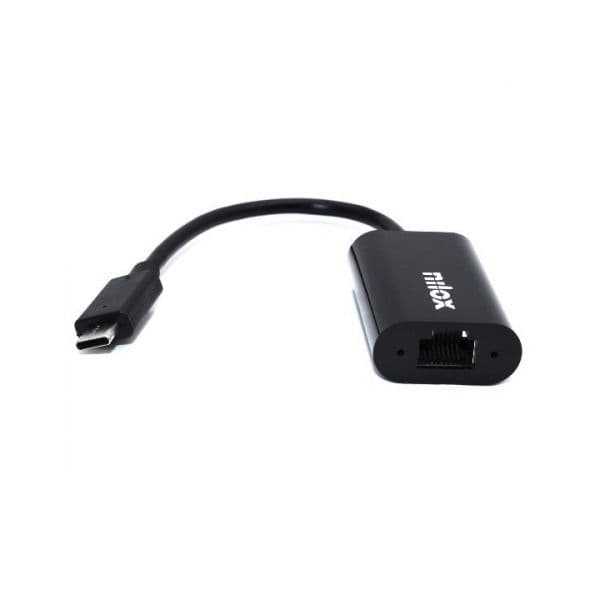 Nilox Adaptador de Rede USB-C/RJ45 Gigabit - NXADAP06