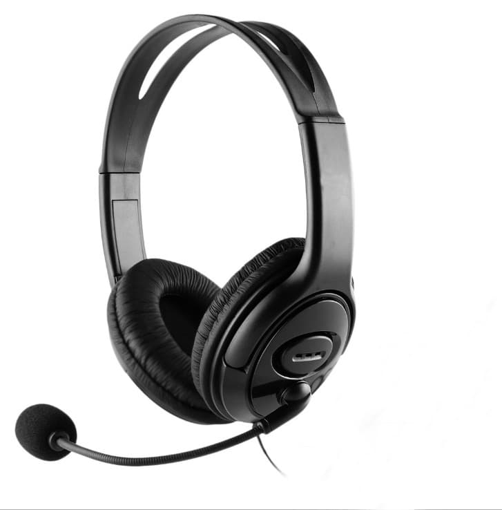 CoolBox Coolchat U1 Auscultadores Com fios Fita de cabeça Chamadas/Música Preto