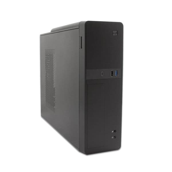 CoolBox Caixa Micro-ATX Slim T310 USB 3.0 com fonte 300W 80+ Bronze - Preta