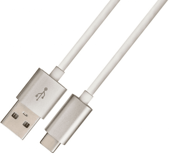 CABLE DCU USB C A USB A 1M 2.0 BLANCO