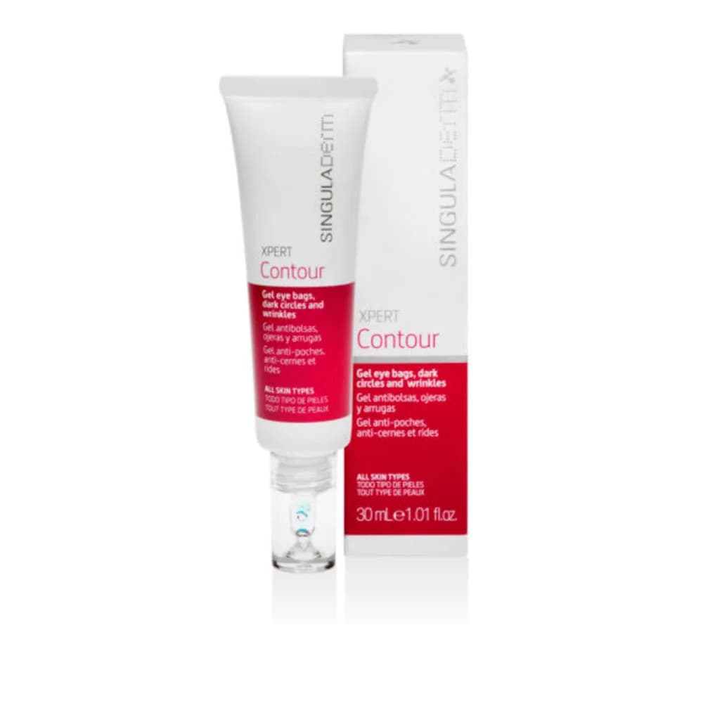 Gel XPERT CONTOUR para bolsas, olheiras e rugas ao redor dos olhos.