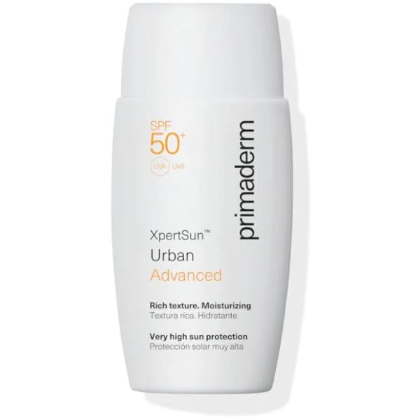 Protetor Solar primaderm Xpertsun Urban Advanced Textura Rica SPF50+ 50ml