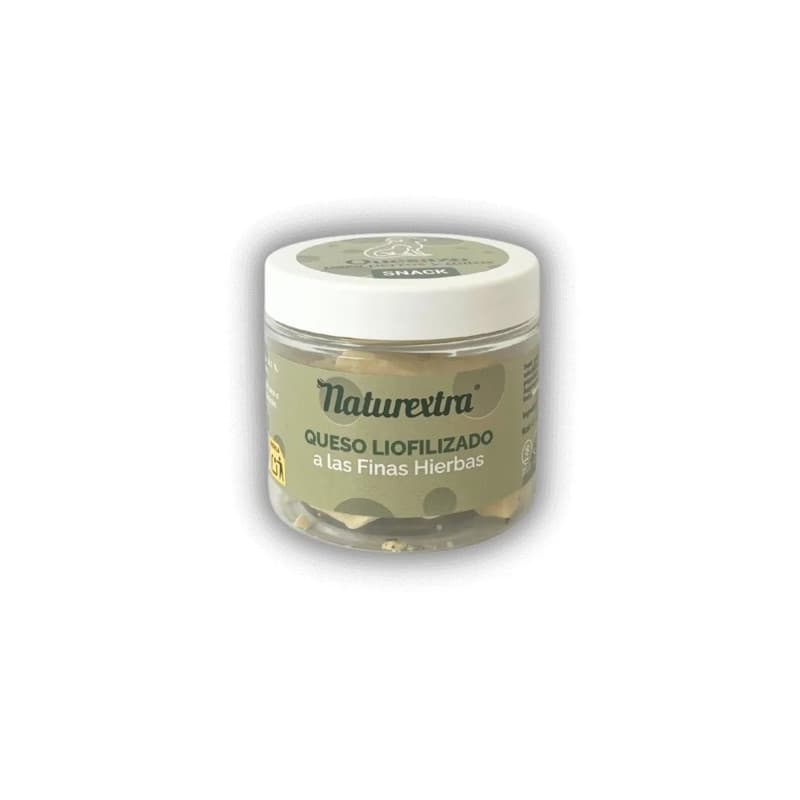 Naturextra Queso Liofilizado a las Finas Hierbas para perros y gatos