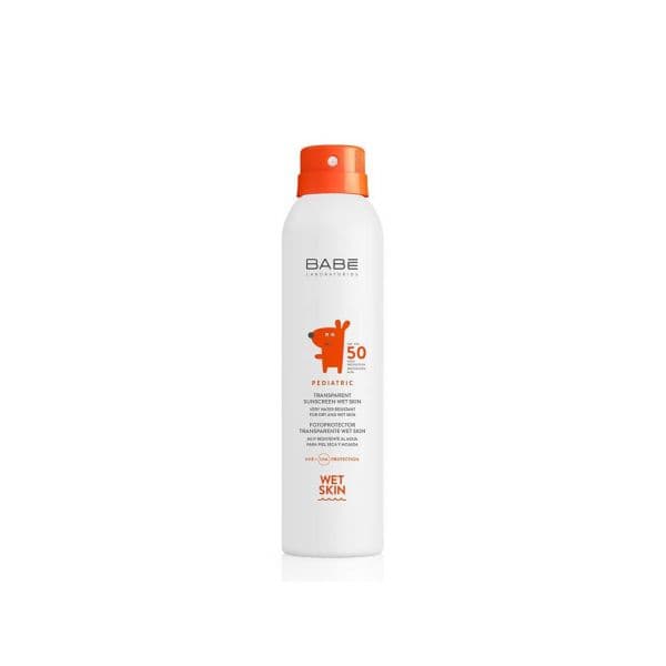 Protetor Solar Babé Pediatric Transparent Sunscreen Wet Skin SPF50 200ml