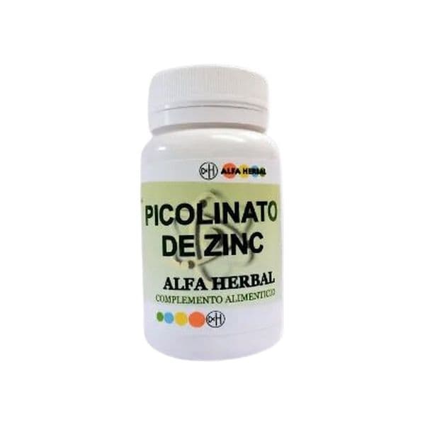 Alfa Herbal Picolinato de Zinco 90 Cápsulas de 400mg