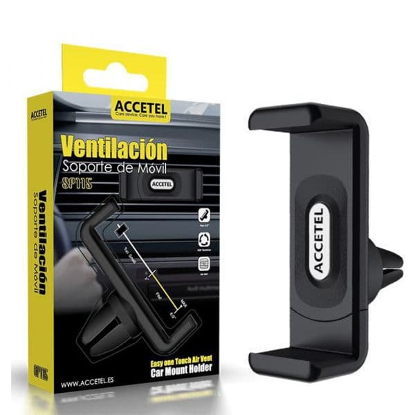 Accetel Suporte para Automóvel Accetel SP115 Black 8436574061369