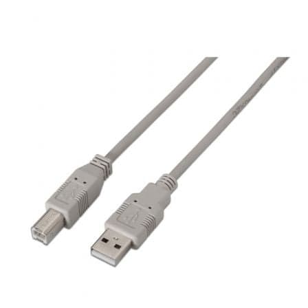 Aisens Cabo usb a Macho - usb B Macho 2.0 1M Grey - A1010001