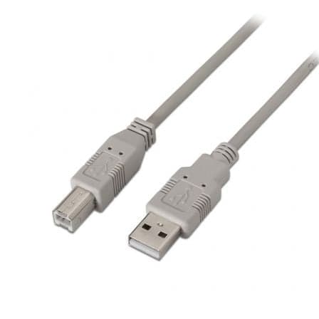 Aisens Cabo usb a Macho - usb B Macho 2.0 4.5M (bege) - A1010004
