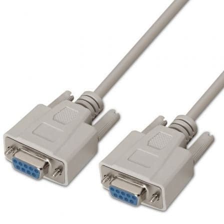 Aisens Cabo RS232 DB9 Fêmea - Fêmea Beige (1,8 Mts) - A112-0066