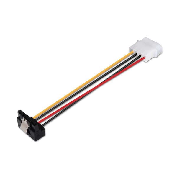 Aisens Cabo de Alimentação Molex (4-pin) Macho - Sata 15-pin 90º Macho 16cm - A1310163