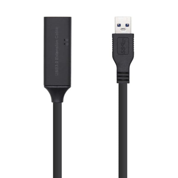 Aisens Cabo usb 3.0 Macho - Fêmea 5m (preto) - A105-0407