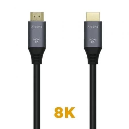 Aisens Cabo Hdmi Ethernet 8K 0.5m Grey / Black