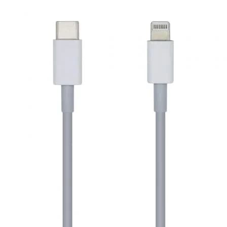 AISENS Cabo USB-C para Lightning Branco (0.20M)