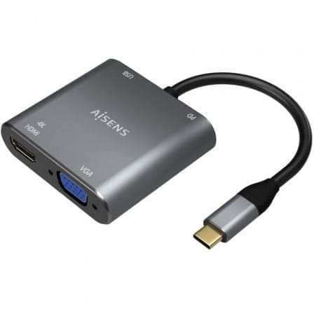 Aisens Adaptador Gráfico USB Cinzento - A109-0626