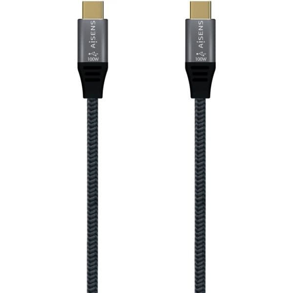 AISENS Cabo USB C 3.1 Macho - USB C Macho (1,5 mts) - A107-0672