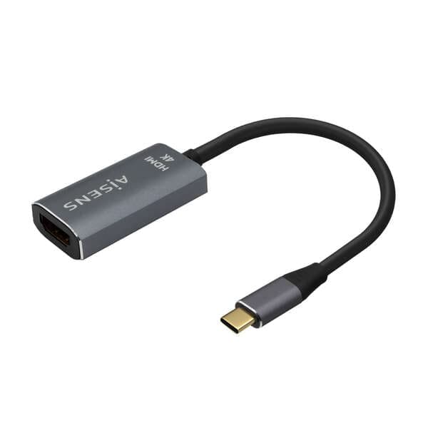 Conversor HDMI 4K 60Hz AISENS / HDMI Hembra - USB Tipo-C Macho / 15cm / Gris / A109-0683