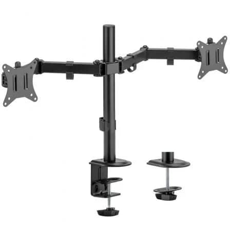 Soporte para 2 Monitores AISENS / Preto / DT32TSR-149