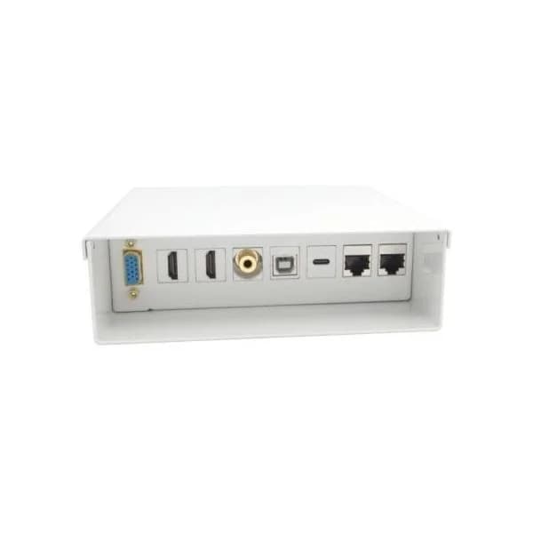 Aisens A127-0720 Caixa de Conexões VGA Jack 3.5 2x HDMI USB-C USB-B 2x RJ45 Cat.6A STP