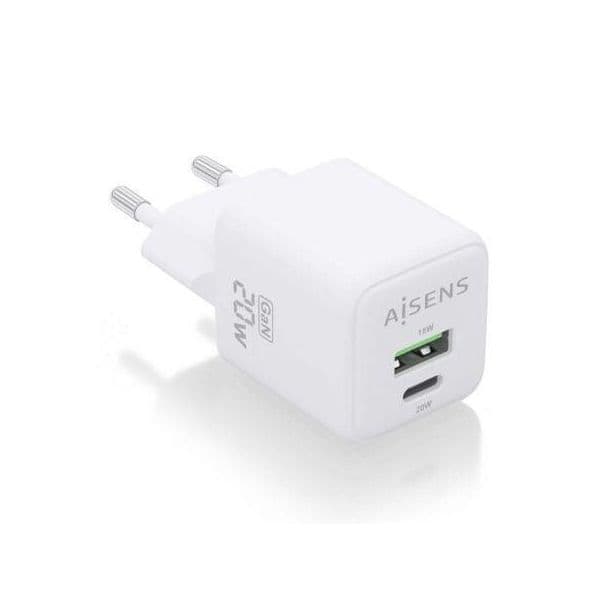 Aisens ASCH-20W2P010-W Carregador GaN 20W Branco