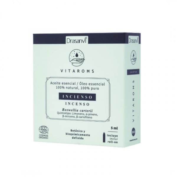 Drasanvi Óleo Essencial Incenso Bio 10ML -vitaroms
