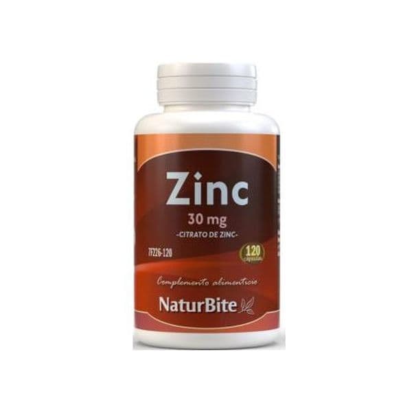 Naturbite Citrato de Zinco 30mg 120 Comprimidos