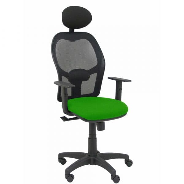 PYC Cadeira de Escritório com Apoio p/ a Cabeça B10CRNC Verde - S5703928