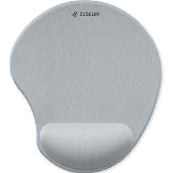 Subblim Ergo Neogel Tapete de Rato Ergonómico Prateado