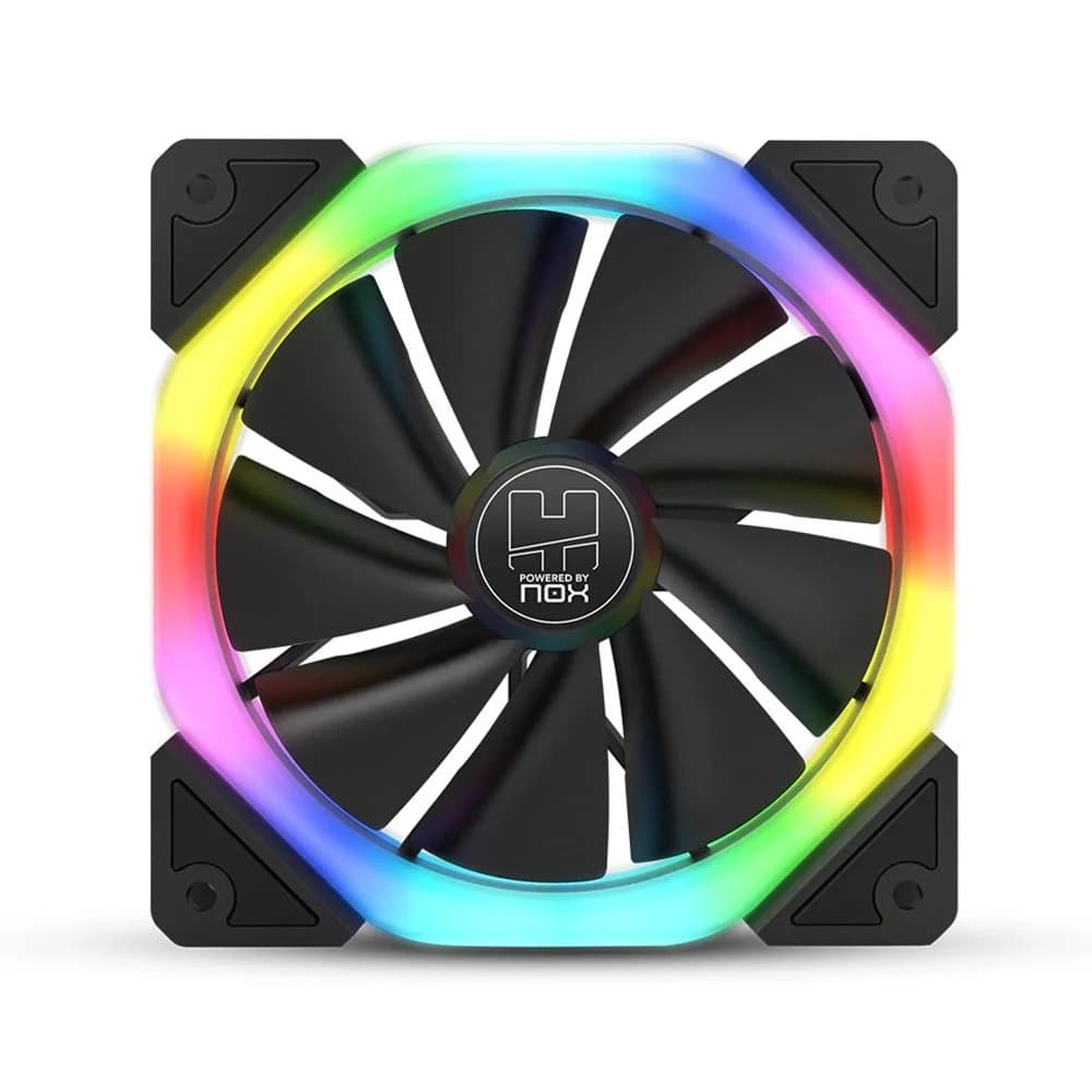 Nox S-FAN Dual Ring Rainbow 120MM ARGB - NXHUMMERSFAN
