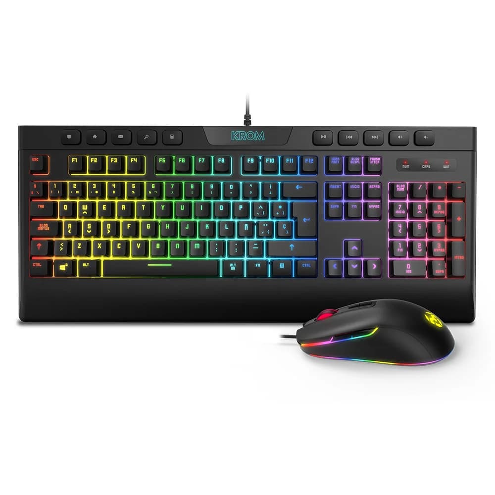 Teclado + Rato Krom Kalyos RGB PT