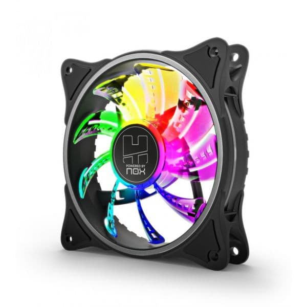 Ventoinha 120mm Nox Hummer A-Fan ARGB Preta