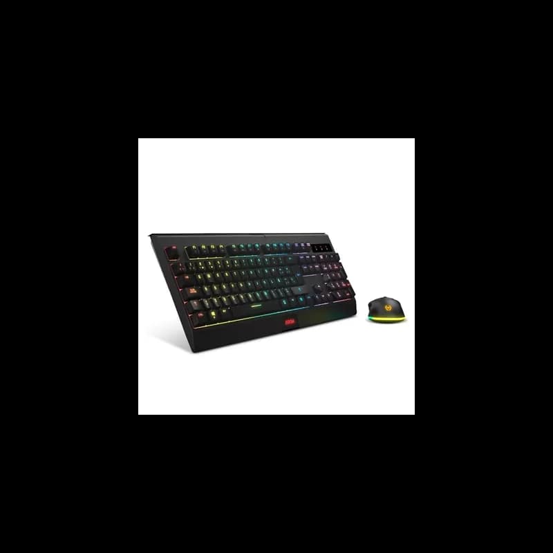 KROM KABALA | Kit Teclado y Ratón Wireless RGB SP