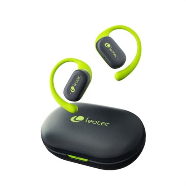 Leotec Open Air Zenith Sport Auriculares Desportivos Bluetooth 5.4 IPX5 Gris-Lima