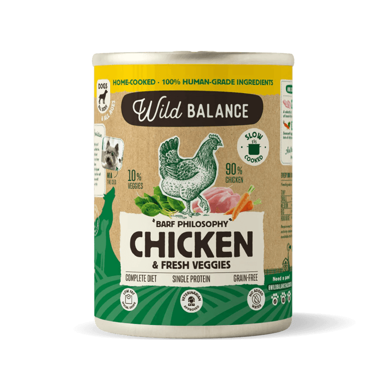 Wild Balance Lata BARF POLLO con Verduras Frescas