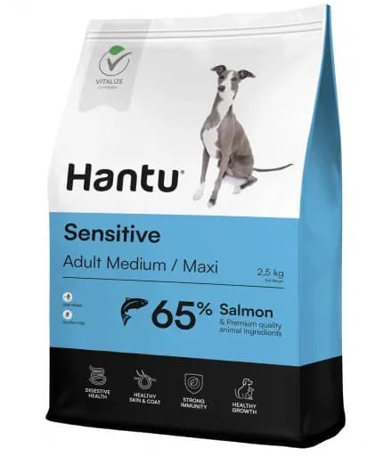 Hantu Adult Sensitive para Cães Médios e Grandes, Salmão e Batata