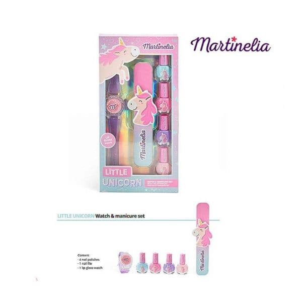 Martinelia Little Unicorn Watch & Manicure Set Coffret