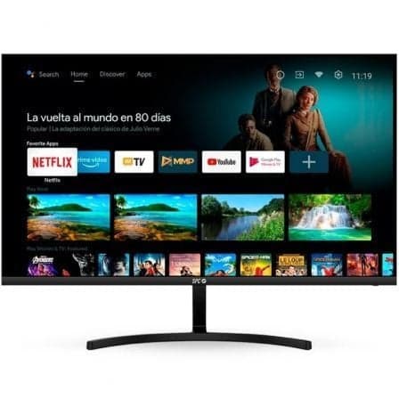 Monitor SPC 27" 900027N com Smart TV Full HD 60Hz Painel VA HDMI USB Preto