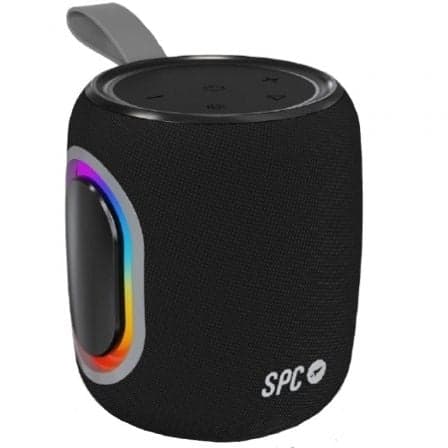 SPC Orbital Spark Coluna Bluetooth Portátil True Wireless LED Rhythms Black