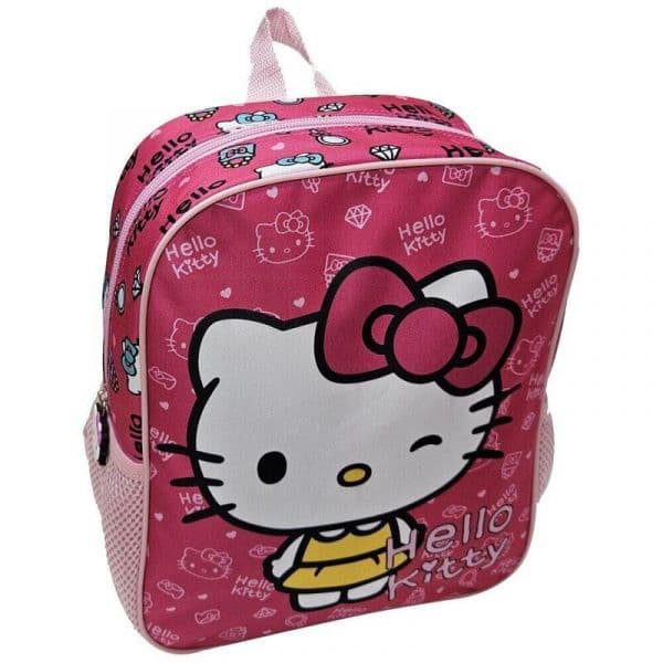 Manenti Mochila My Style Hello Kitty 26cm Rosa