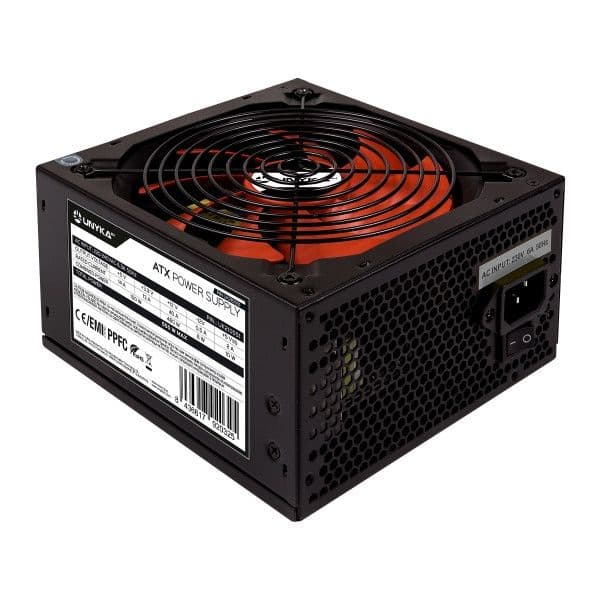 Unykach UK210551 550W TÜV ATX Preta