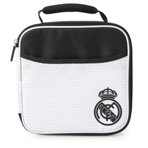 Real Madrid Cooler Portátil Macio Cinzento 21.0x9.5x21.6 Cm