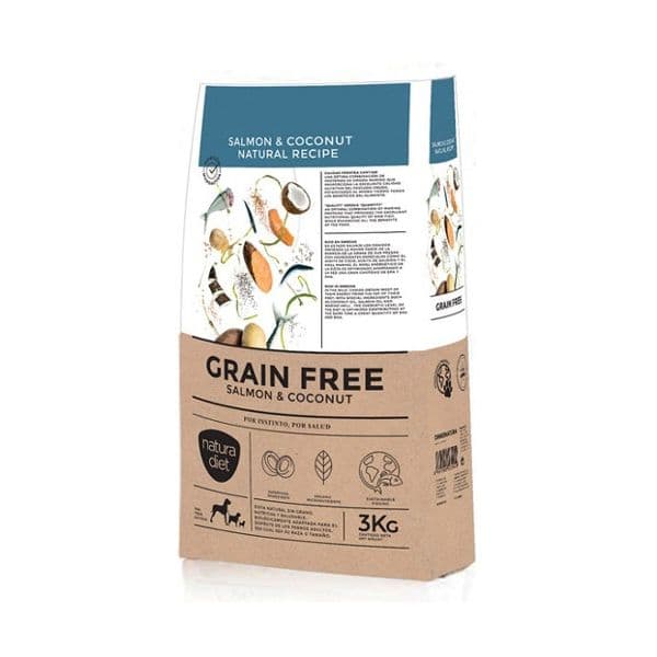 Natura Diet Grain Free Salmon & Coconut 3Kg