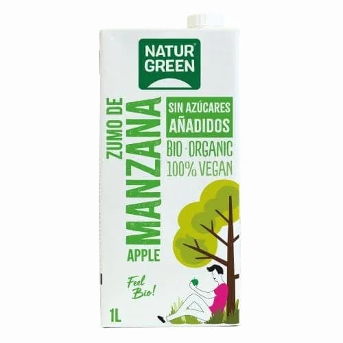 Sumo De Maçã Bio 1 Lt Naturgreen