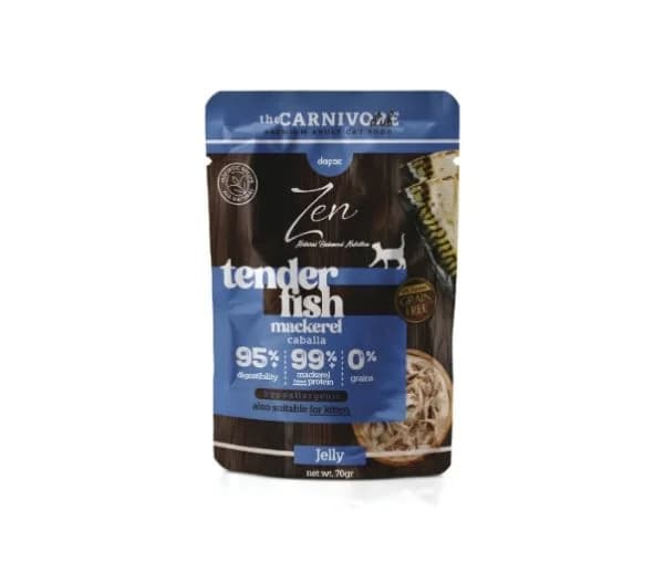 Zen Wet Cat No Grain – Cavala (em gelatina) 70g