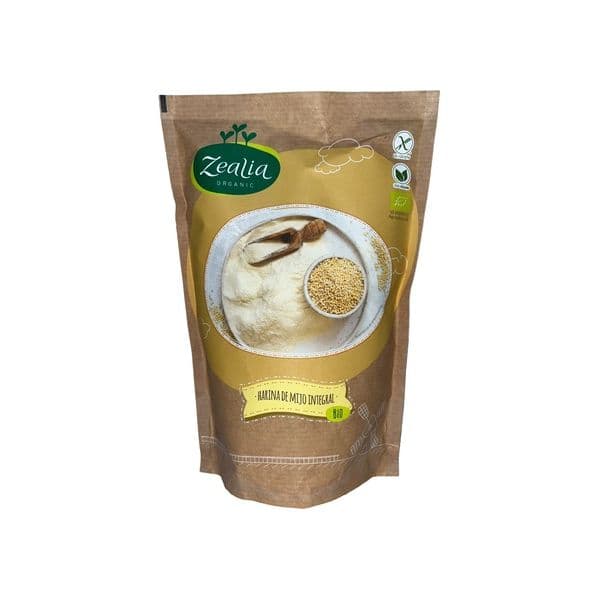 Zealia Farinha de Painço Integral sem Glúten Bio 500g