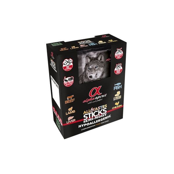 Alpha Spirit All 6 Tastes Barritas de 6 Sabores 24 Barritas