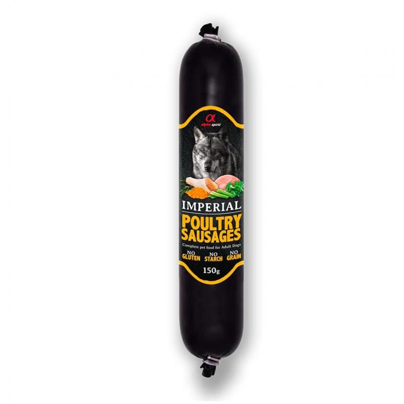 Alpha Spirit Húmedo Salchicha Imperial para perros 150 gr